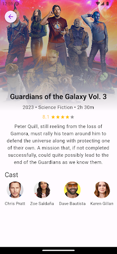 TMDB - Movies App Showcase Screen 3