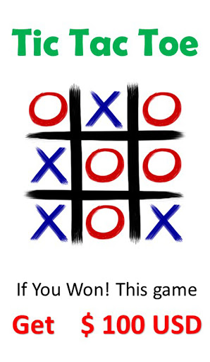 Android application Tic Tac Toe screenshort