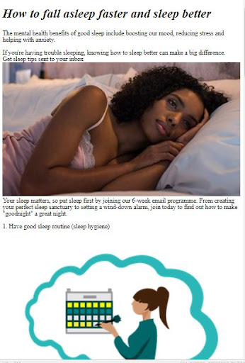 How to Sleep Better Screen 2