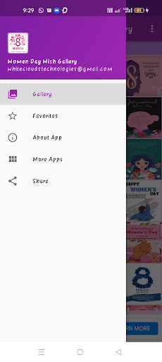 Android application Women Day Wish Gallery screenshort