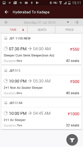 JBT Travels Screen 3