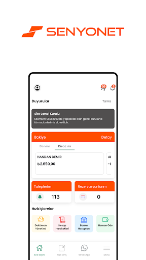 Android application Senyonet screenshort