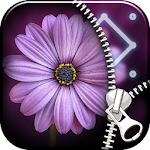 Cover Image of डाउनलोड Flowers Zipper Lock Screen  APK