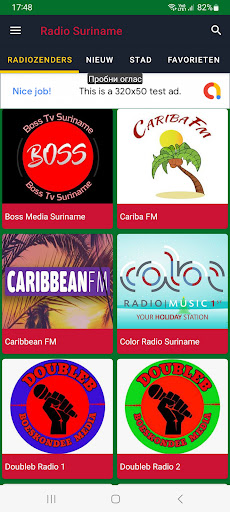 Suriname Radio Screen 2