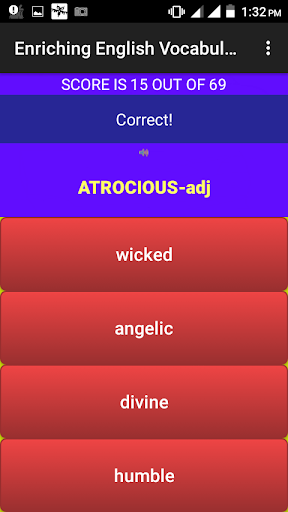 Enriching English Vocabulary 1 Screen 2