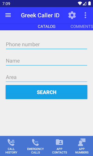 Android application Greek Caller ID screenshort