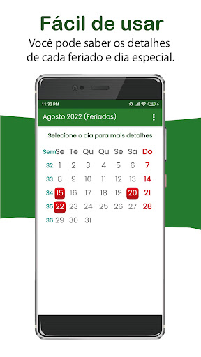 Calendário de Portugal 2024 Screen 3