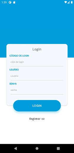 Android application CPlug Coletor de Dados screenshort