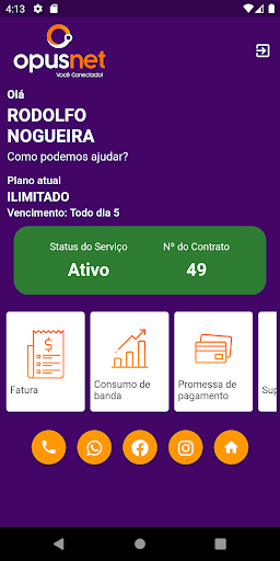 Opus Net Telecom Screen 2