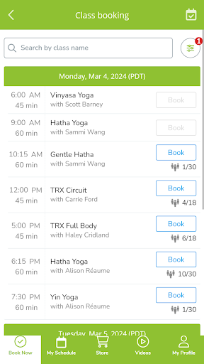 Epic Yoga & Fitness Screen 3