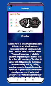 mibro watch x1 guide