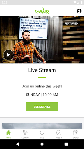 Android application Rêver Church screenshort