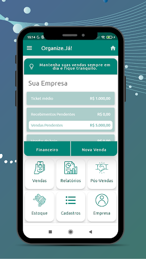 Organize.Já - Gestão de Vendas Screen 3