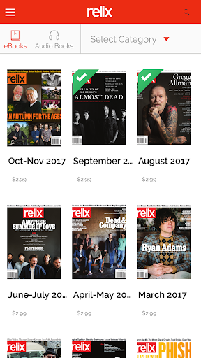 Relix Magazine Screen 2