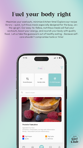 Busy Girl Club App Screen 3