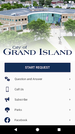 Android application Grand Island Connect screenshort