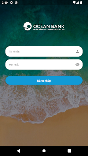 Android application OceanBank Kiểm kê screenshort