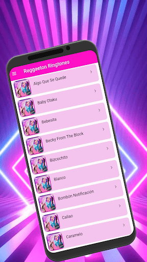 Android application Reggaeton Ringtones - Music screenshort