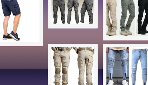 Captura 2 Diseños de pantalones para hom android