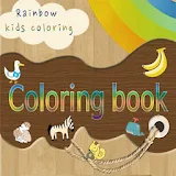 Rainbow Coloring book for kids icon