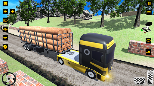 Android application american truck simulator games screenshort