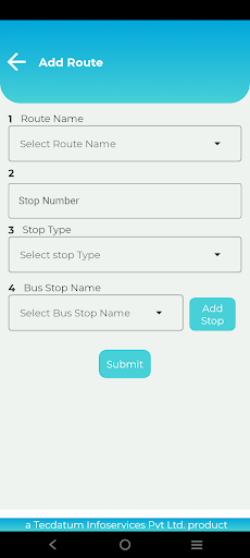 School Tracking System Screen 3