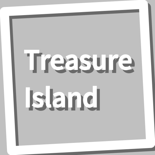 Book, Treasure Island logo