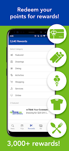 Screenshot of reThink Your Commute