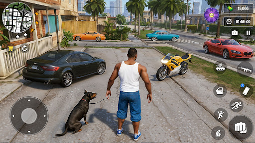 Android application Gangster Game City Crime Vegas screenshort