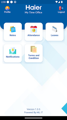 MyTimeOffice Screen 2
