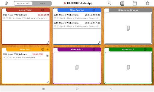 Android application RA-MICRO E-Akte screenshort