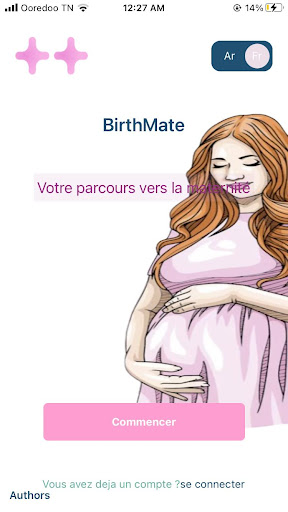 Android application BirthMate screenshort