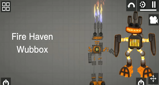 fire haven wubbox (with sound) - Roblox
