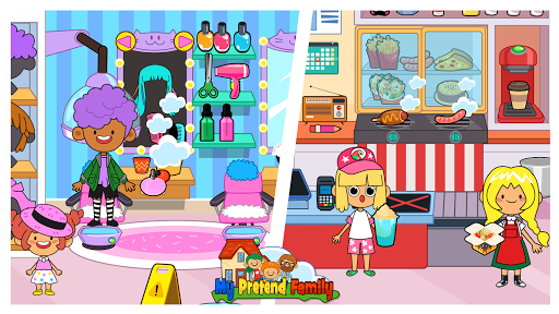 My Pretend Home & Family - Kids Play Town Games! screenshots 6