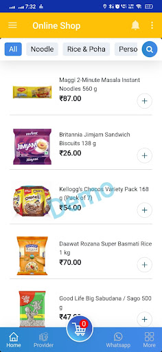 Online Shop Screen 2