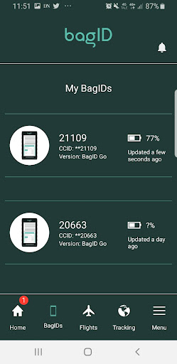 BagID Screen 3
