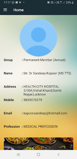 Android application Lucknow Golf Club (LGC) screenshort