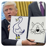 Donald Trump GIF Draws - funny icon