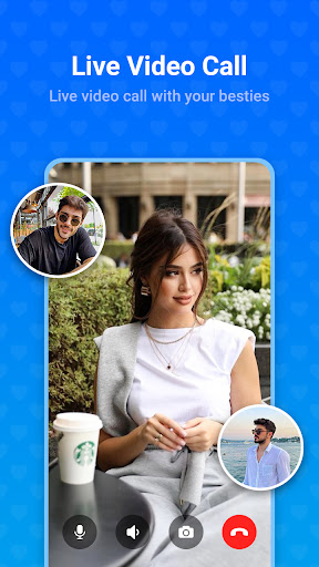 Android application Minggl - Live Video Call screenshort