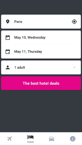 Cheap Flights Booking App Screen 2
