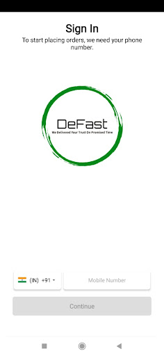 DeFast Screen 2