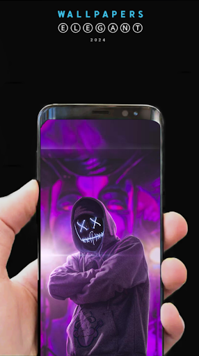 Android application خلفيات هاكر بذكاء الصناعي screenshort