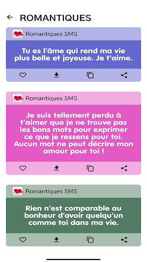 Romantique SmS DAmour 2024 Screen 3