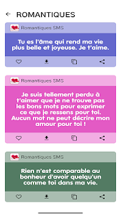 Romantique SmS D'Amour 2023