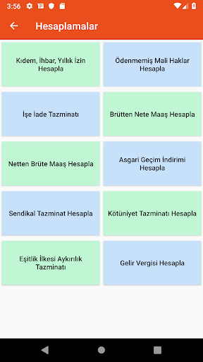 Hesap Sihirbazı Screen 2