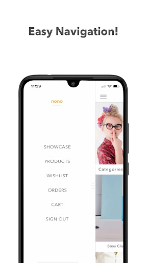 Screenshot of nono Kids Fashion
