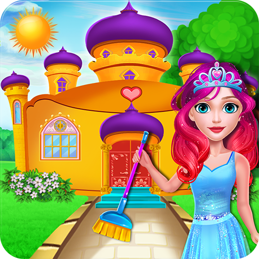 Princess cooking and cleaning logo