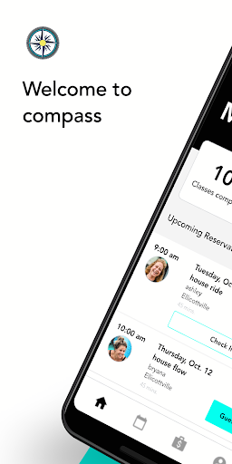Android application compass screenshort