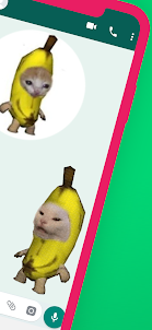 Banana Cat Stickers