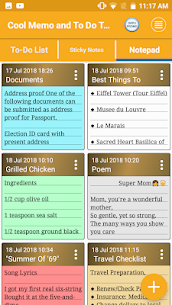 Cool Memo & To Do Tasks Colourful Reminder Notes 6
